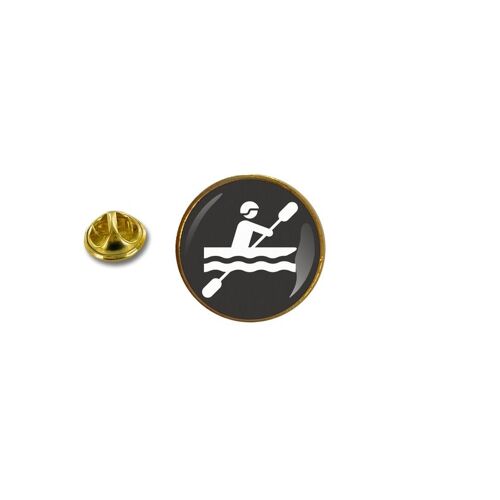Pins Pin Badge Pin's Metal Avec Pince Papillon Kayak