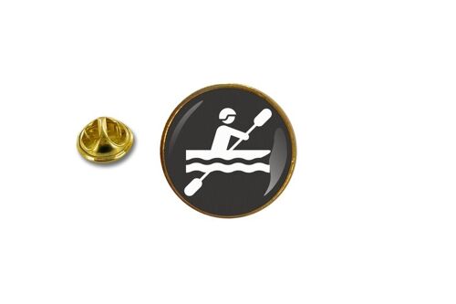 Pins Pin Badge Pin's Metal Avec Pince Papillon Kayak