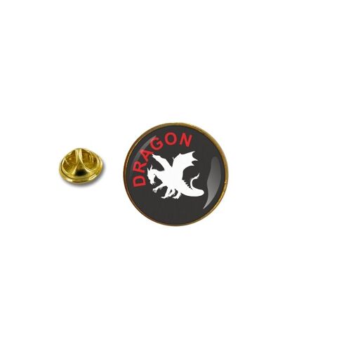 Pins Pin Badge Pin's Metal Avec Pince Papillon Dragon