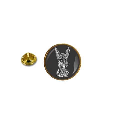 Pins Pin Badge Pin's Metal Avec Pince Papillon Archange Mickael Michael