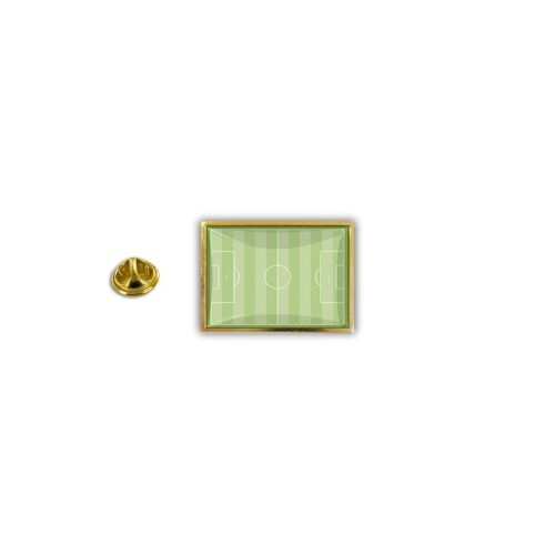 Pins Pin Badge Pin's Metal Avec Pince Papillon Terrain Foot Football R1