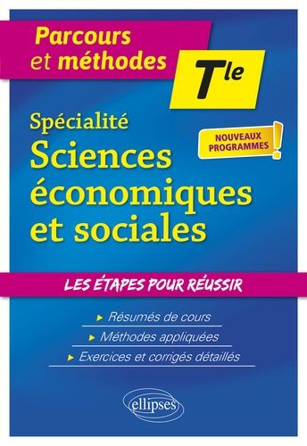 Sciences Économiques Et Sociales Tle - Edition 2020