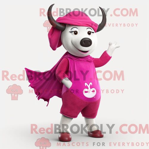 Costume Mascotte Redbrokoly De Rust Aglet Personnage Habillé D Un Blouson Aviateur Et De Colliers