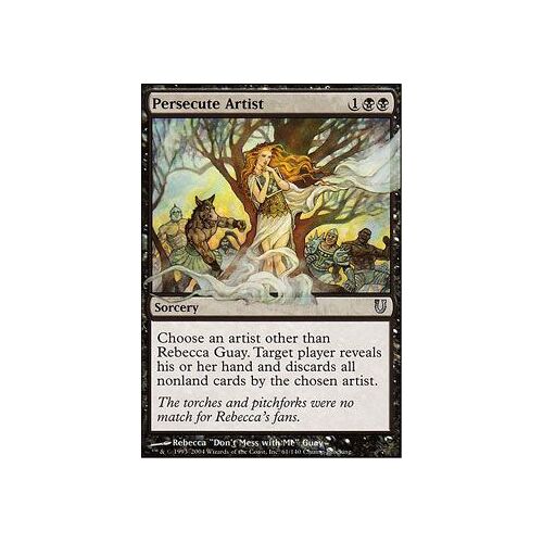 Persecute Artist  - Magic Mtg - Unhinged Vo Mint 61 - U