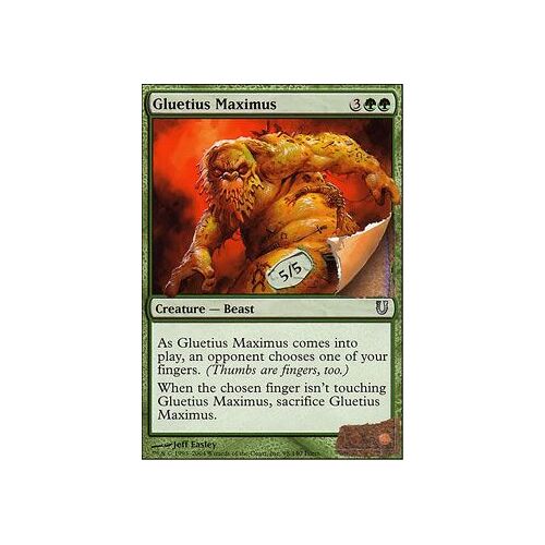 Gluetius Maximus  - Magic Mtg - Unhinged Vo Mint 98 - U