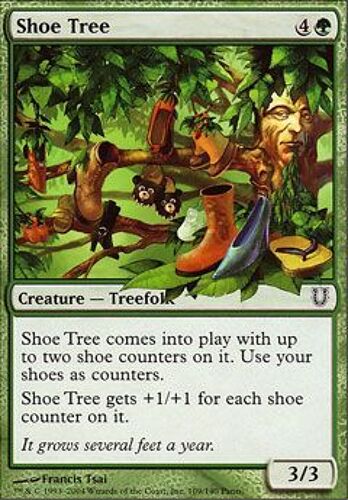 Shoe Tree  - Magic Mtg - Unhinged Vo Mint 109 - C