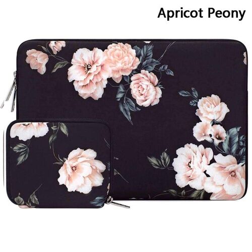 MOSISO-sacoche pour ordinateur portable,pour ordinateur portable Xiaomi Macbook Air Pro, Dell, Asus, HP, Acer, femme - For Nouveau PRO 15 TOUCH BAR - Pivoine d'abricot