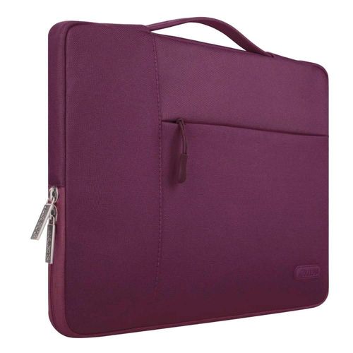 MOSISO 11 pochette d'ordinateur étanche pour hommes femmes pochette pour ordinateur portable étui pour 2018 nouveau Macbook Pro 15.6 ordinateur Ba - For 12 pouces - Couleur rouge du vin