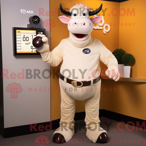 Mascotte Redbrokoly De Boule De Pétanque Verte Costume De Personnage Habillé Avec Un Short Et Des Chapeaux
