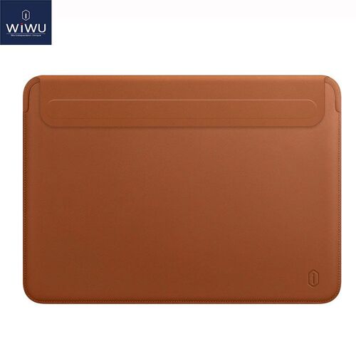 Étui en cuir pour MacBook Pro , sacoche de transport pour ordinateur portable - For Pour Mac Pro 13 A1708 - brun