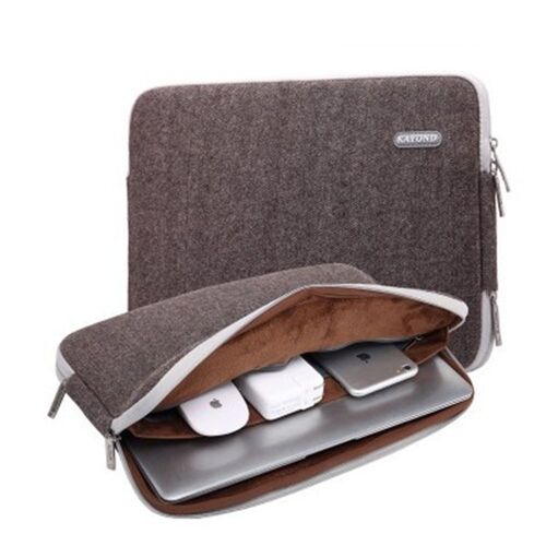 Étui à manches pour ordinateur portable, sacoche pour ordinateur portable - For 14 Pouces - Lainage brun