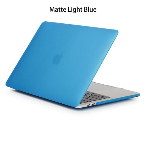 Coque pour ordinateur portable APPle MacBook , avec Touch Bar - For 2019 AIR 13 A1932 - Mate bleu clair bleu