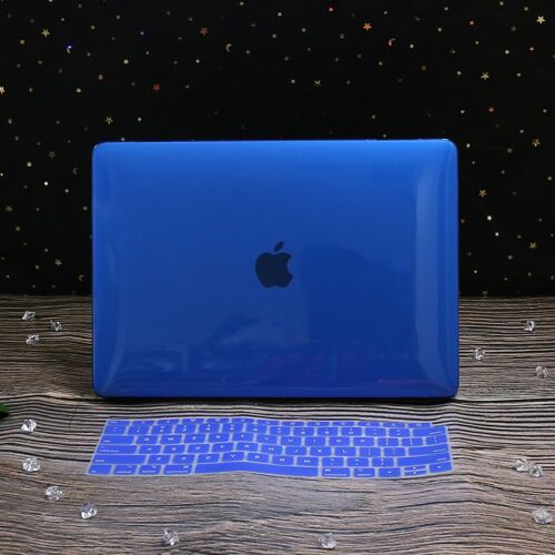 Coque pour MacBook - For M1 Chip Pro 13 A2338 - Cristal bleu foncé