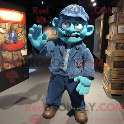 Costume De Mascotte Redbrokoly De Silver Doctor Habillé Avec Une Jupe Longue Et Des Épingles À Châle