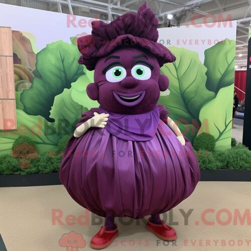 Costume Mascotte Redbrokoly Sky Blue Goose Habillé Avec Un T-Shirt À Manches Longues Et Des Bérets