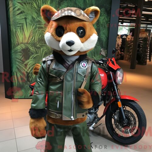 Personnage De Costume De Mascotte Redbrokoly De Skateboard Violet Habillé Avec Une Mini-Robe Et Des Pochettes