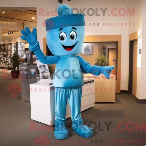 Costume De Mascotte Redbrokoly De Cerise Orange Personnage Habillé D Une Robe Longue Et De Pochettes De Costume