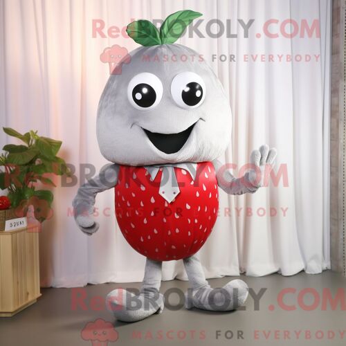 Mascotte Redbrokoly De Montre-Bracelet Vert Citron Personnage Habillé Avec Un Chemisier Et Des Foulards