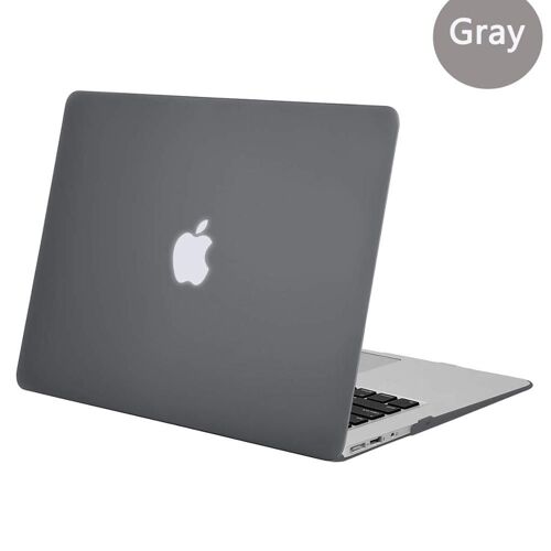 Coque rigide en cristal pour Macbook - For A1706 A1989 A2159 - Gris mat