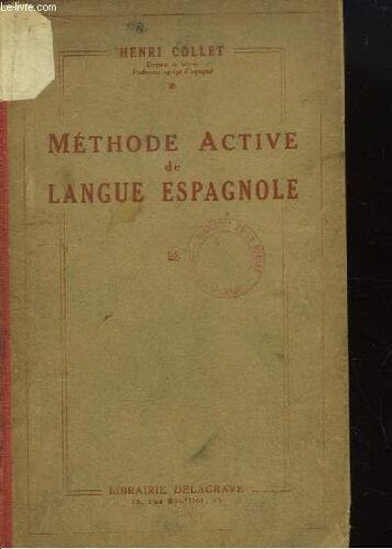 Méthode Active De Langue Espagnole.