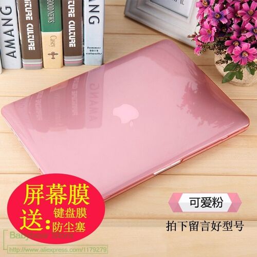 Coque 3 en 1 pour MacBook Retina13/15 \, étui transparent pour ordinateur portable avec Touch Bar, compatible avec Apple MacBook Air - For Nouveau pro13 pouce A1708 - rose