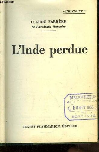 L'inde Perdue.