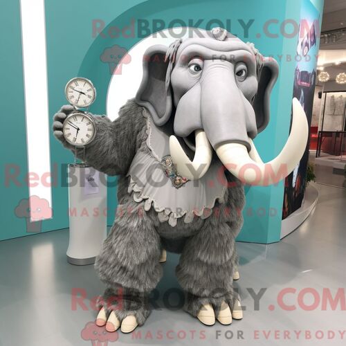 Costume Mascotte Redbrokoly De Quagga Blanc Habillé D Un Pantalon Chino Et De Sacs Fourre-Tout
