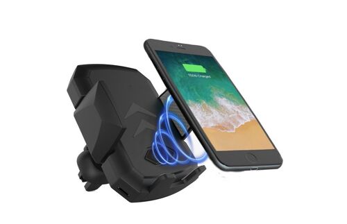 Chargeur De Voiture Sans Fil - Bluetech - Bte060-133 - Noir