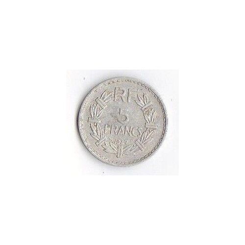 Piece 5 Francs Lavrillier  Aluminium 1947