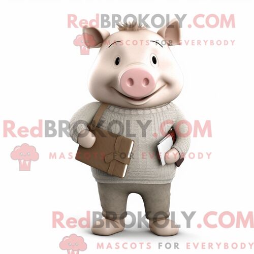 Personnage De Costume De Mascotte Redbrokoly De Jument Vert Citron Habillé D Une Robe Trapèze Et De Portefeuilles