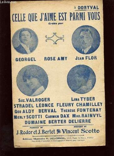 Celle Que J'aime Est Parmi Vous.