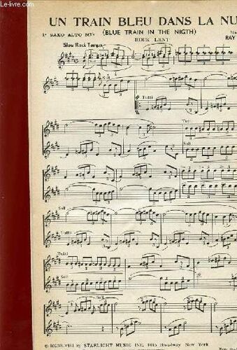 Mon Peche / Un Train Bleu Dans La Nuit. Rock Lent.