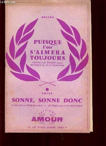 Sonne Sonne Done / Puisque L'on S'aimera Toujours.
