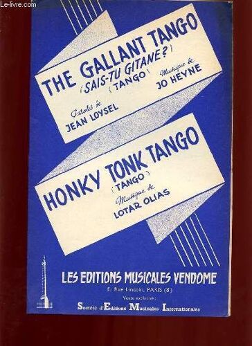 The Gallant Tango (Sais-Tu Gitane ?) Tango.
