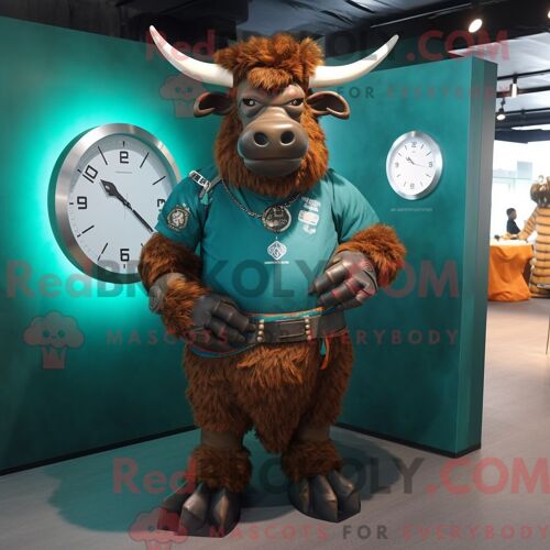 Personnage De Costume De Mascotte Redbrokoly De Barre De Chocolat À La Lavande Habillé Avec Une Robe Trapèze Et Des Pochettes
