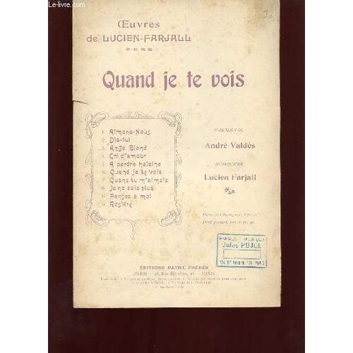 Quand Je Te Vois. Melodie.