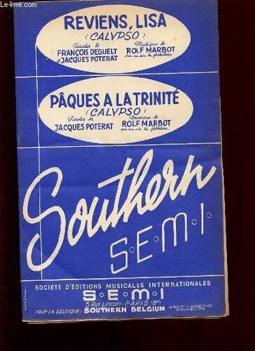 Paques A La Trinite / Reviens, Lisa.