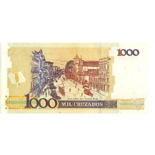 Billet De 1000 Nuevo Cruzados Bresil Neuf
