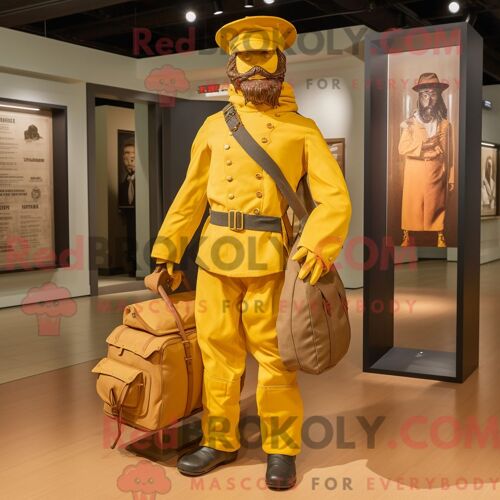 Costume Mascotte Redbrokoly De Perroquet Noir Personnage Habillé Avec Un Pantalon De Costume Et Des Mitaines