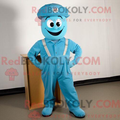 Personnage De Costume De Mascotte Redbrokoly Rust Witch S Hat Habillé D Un Coupe-Vent Et De Montres Numériques