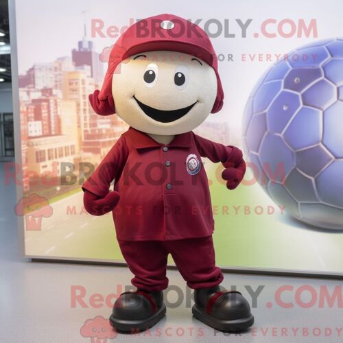 Personnage Mascotte Redbrokoly De Python Doré Habillé D Un Pull Et De Sacs À Main