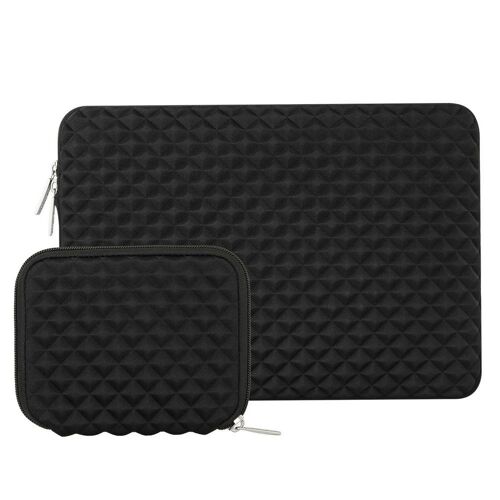 Housse de protection imperméable pour ordinateur portable, nouveau Design, fermeture éclair, pour Macbook Pro Air - For Pour plus vieux Mac 13inch - Le noir