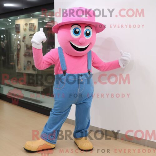 Personnage De Costume De Mascotte Redbrokoly De Haricot Vert Olive Habillé D Une Robe De Cocktail Et D Un Porte-Monnaie