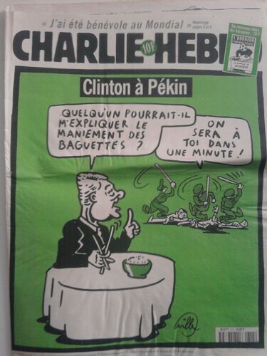 Charlie Hebdo N° 315 : Clinton À Pékin
