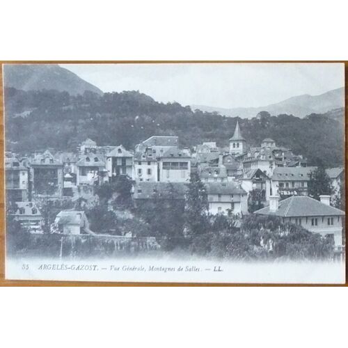 Carte Postale Ancienne - 35 - Argelès-Gazost - Vue Générale, Montagnes Des Salles