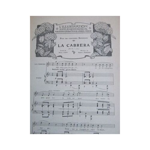 La Cabrera De G. Dupont / Les Mains Lasses De Hillemacher /  Alceste De Gluck