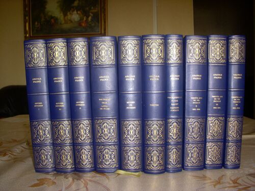 Anatole France : Oeuvres Complètes - Lot De 4 Volumes