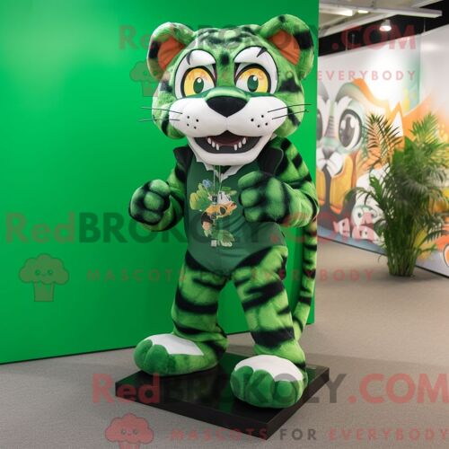 Personnage Mascotte Redbrokoly Cyan Barracuda Habillé Avec Un Maillot De Bain Une Pièce Et Des Écharpes