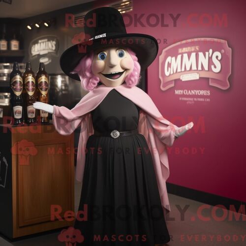 Costume De Mascotte Redbrokoly De Fraise Rose Personnage Habillé D Une Chemise De Rugby Et De Cravates