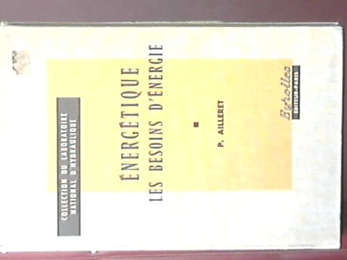 Energetique Les Besoins D'energie